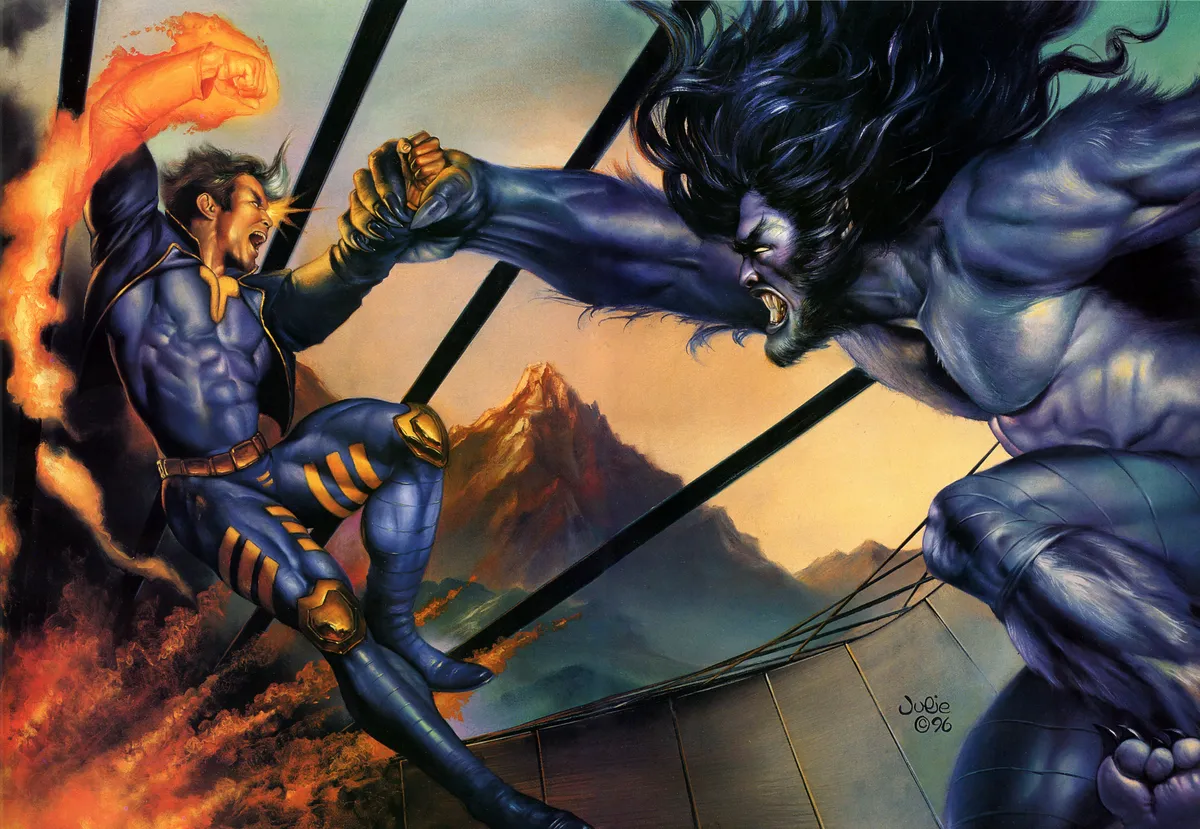 X-Man Vs Dark Beast